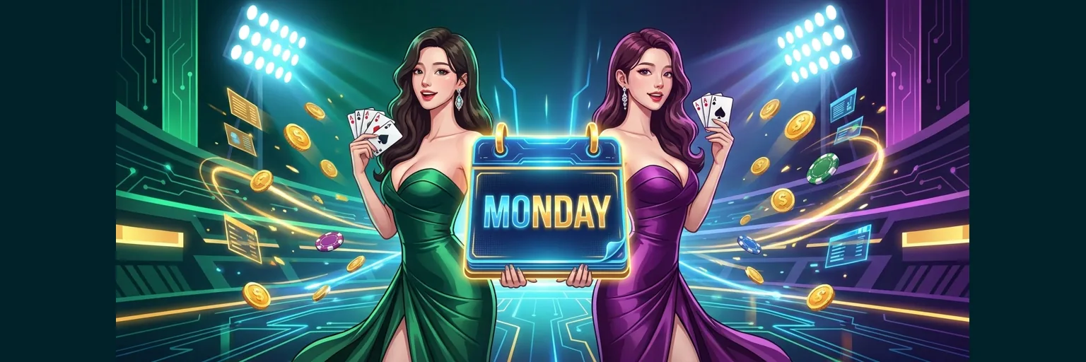 1xBet Happy Monday Banner
